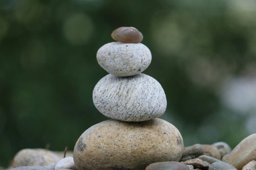 a stack of rocks